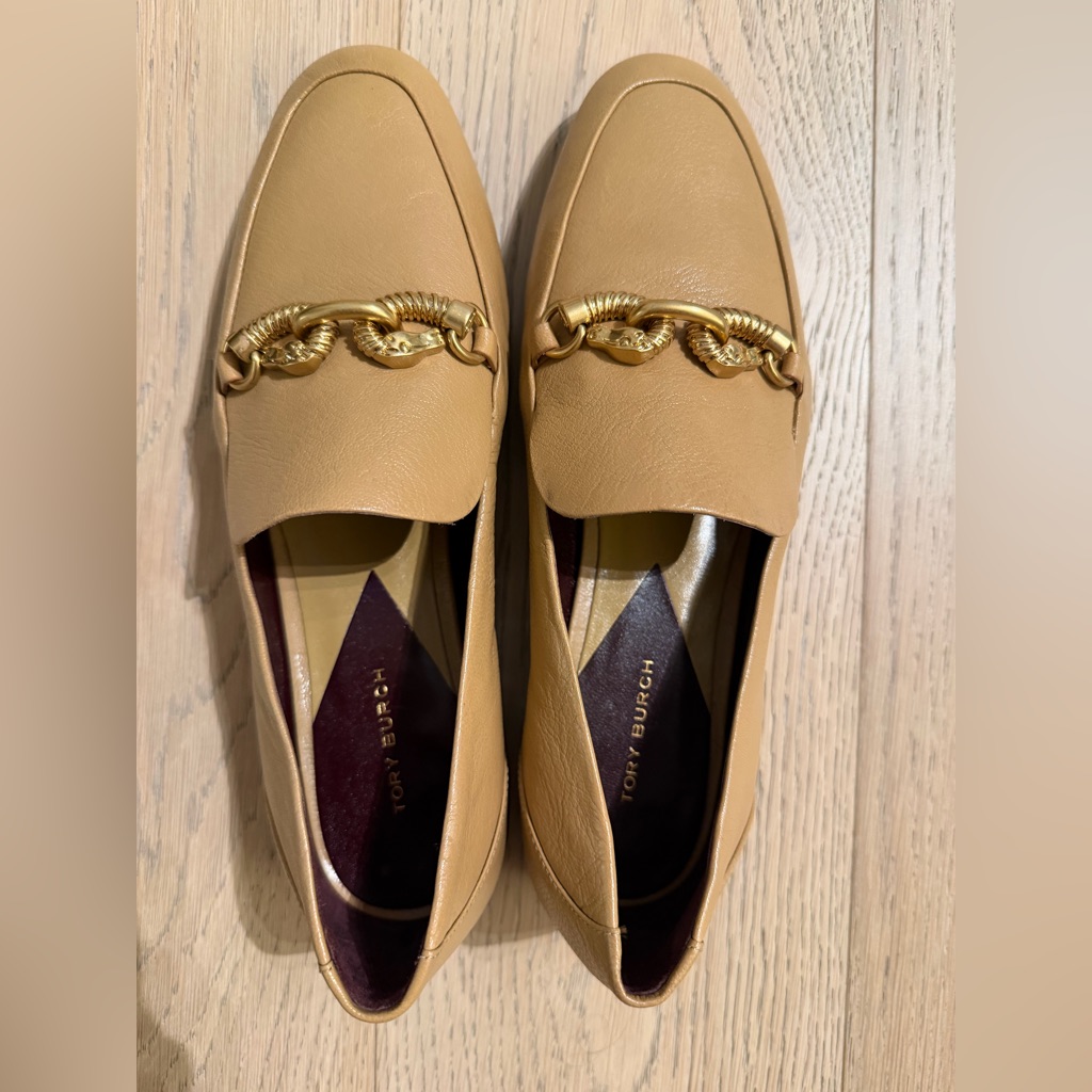 Tory Burch Jessa Loafers, Brown 6.5
